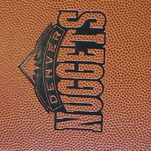 Denver Nuggets Faux Basketball notebook cover